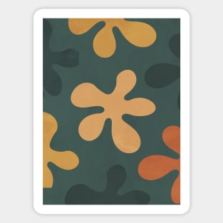 Abstract Tropical Floral 2 Sticker